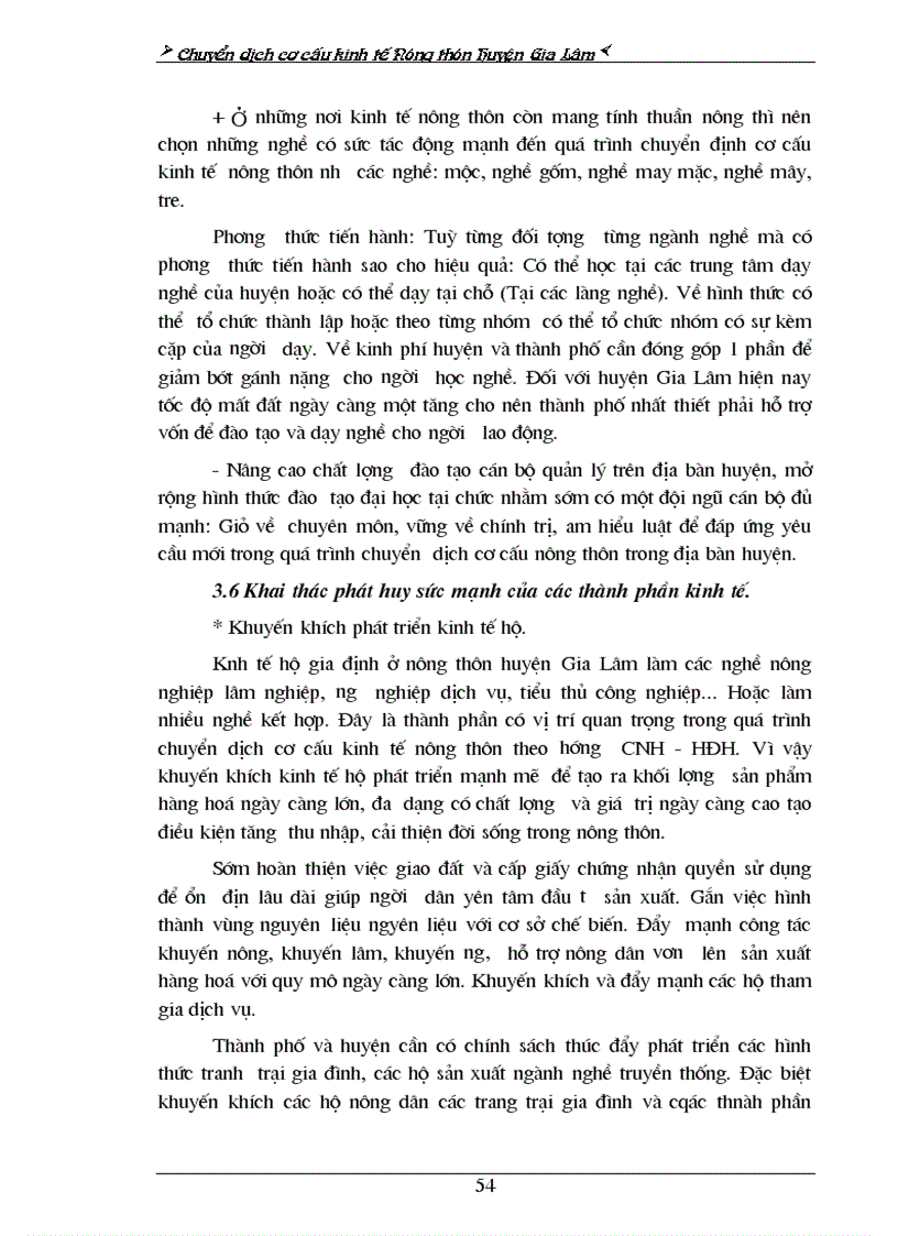 image for page Phương hướng và những biện pháp chủ yếu chuyển dịch cơ cấu KTNT huyện Gia Lâm trong thời gian tới