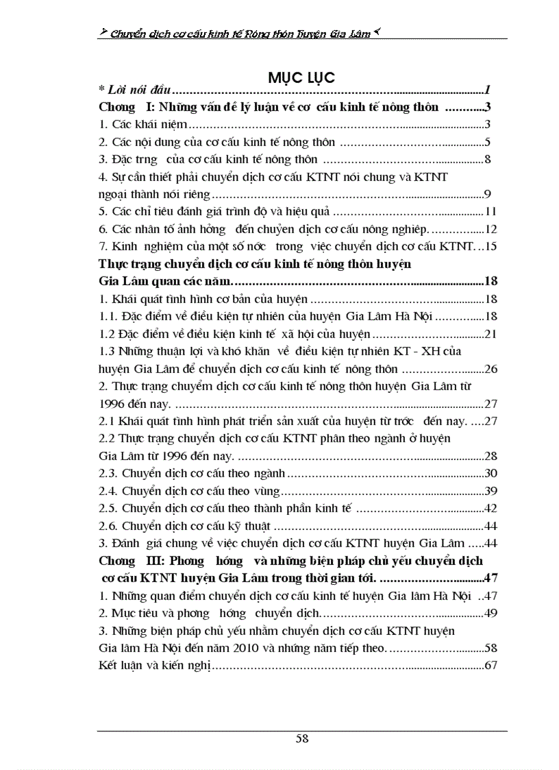 image for page Phương hướng và những biện pháp chủ yếu chuyển dịch cơ cấu KTNT huyện Gia Lâm trong thời gian tới