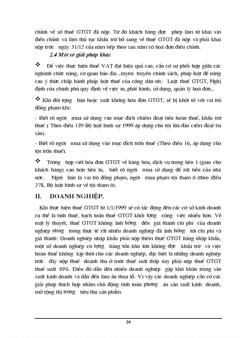 image for page Một số giải pháp khắc phục hạn chế nhằm hoàn thiện hệ thống thuế gtgt ở việt nam