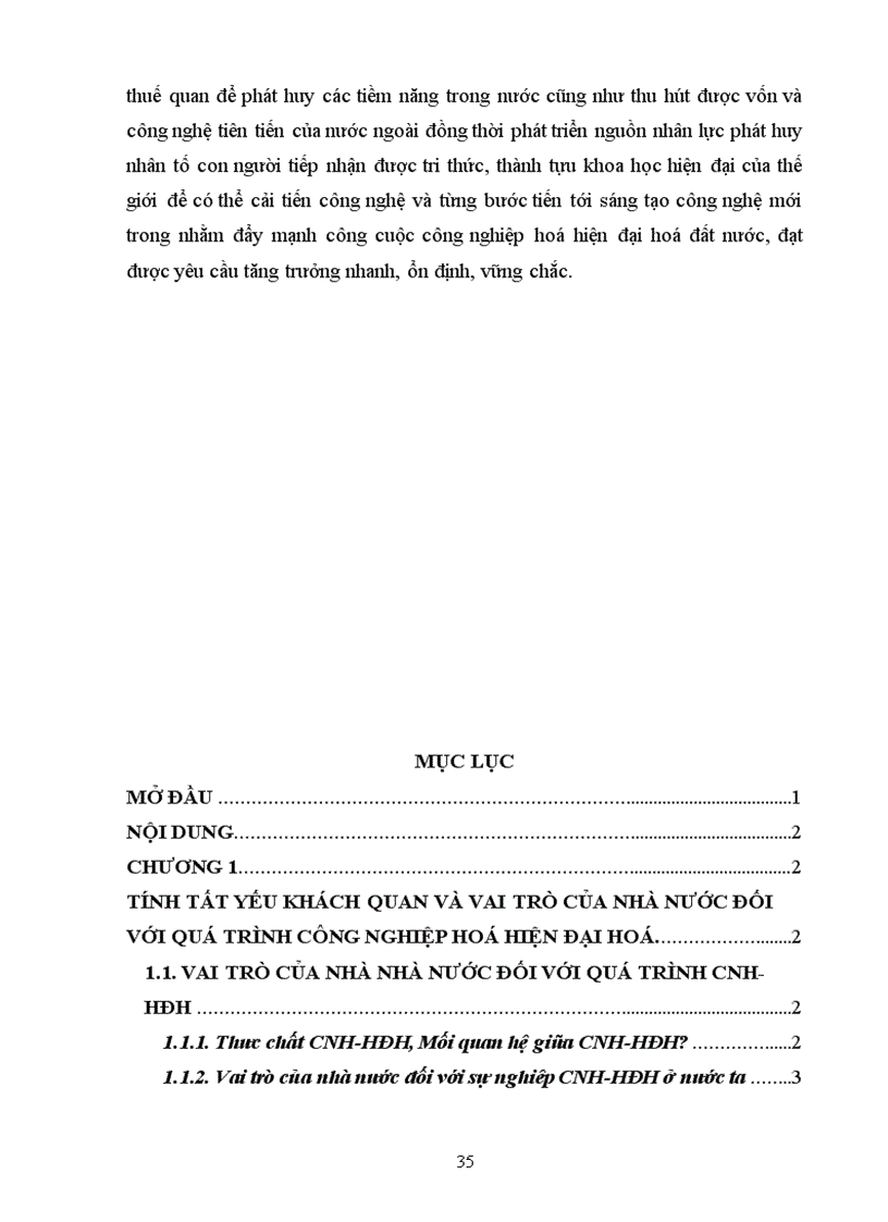 image for page Thực trạng về vai trò của nhà nước trong quá trình công nghiệp hoá hiện đại hoá thời gian qua và một số giải pháp nhằm nâng cao vai trò của nhà nước