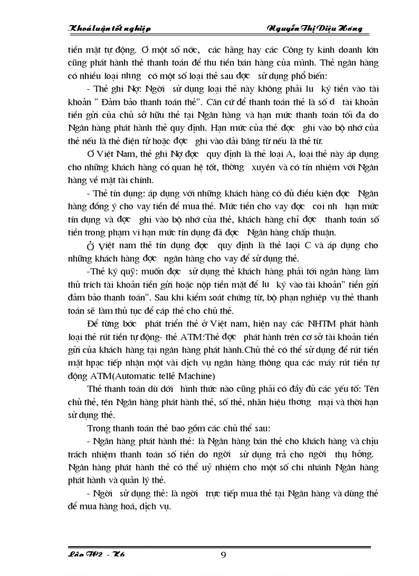 image for page Một số giảI pháp và kiến nghị nhằm mở rộng hoạt động và tăng cường quản lý rủi ro trong kinh doanh thẻ tại sở giao dịch nhno ptnt Việt Nam