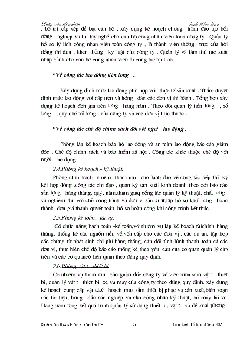 image for page Một số giải pháp kiến nghị nhằm hoàn thiện công tác quản lý và sử dụng quỹ tiền lương ở Công ty xây dựng công trình giao thông Việt Lào