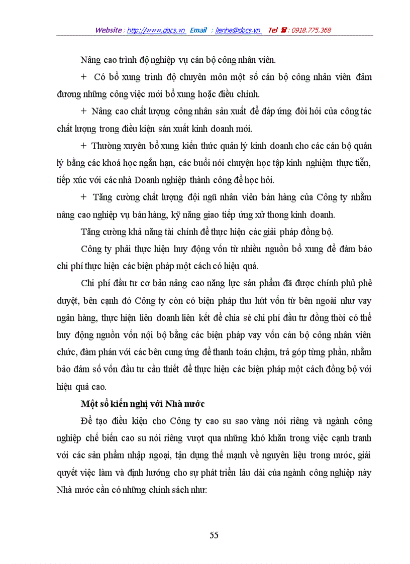 image for page Một số biện pháp nhằm phát triển thị trường tiêu thụ sản phẩm của Công ty Cao Su Sao Vàng