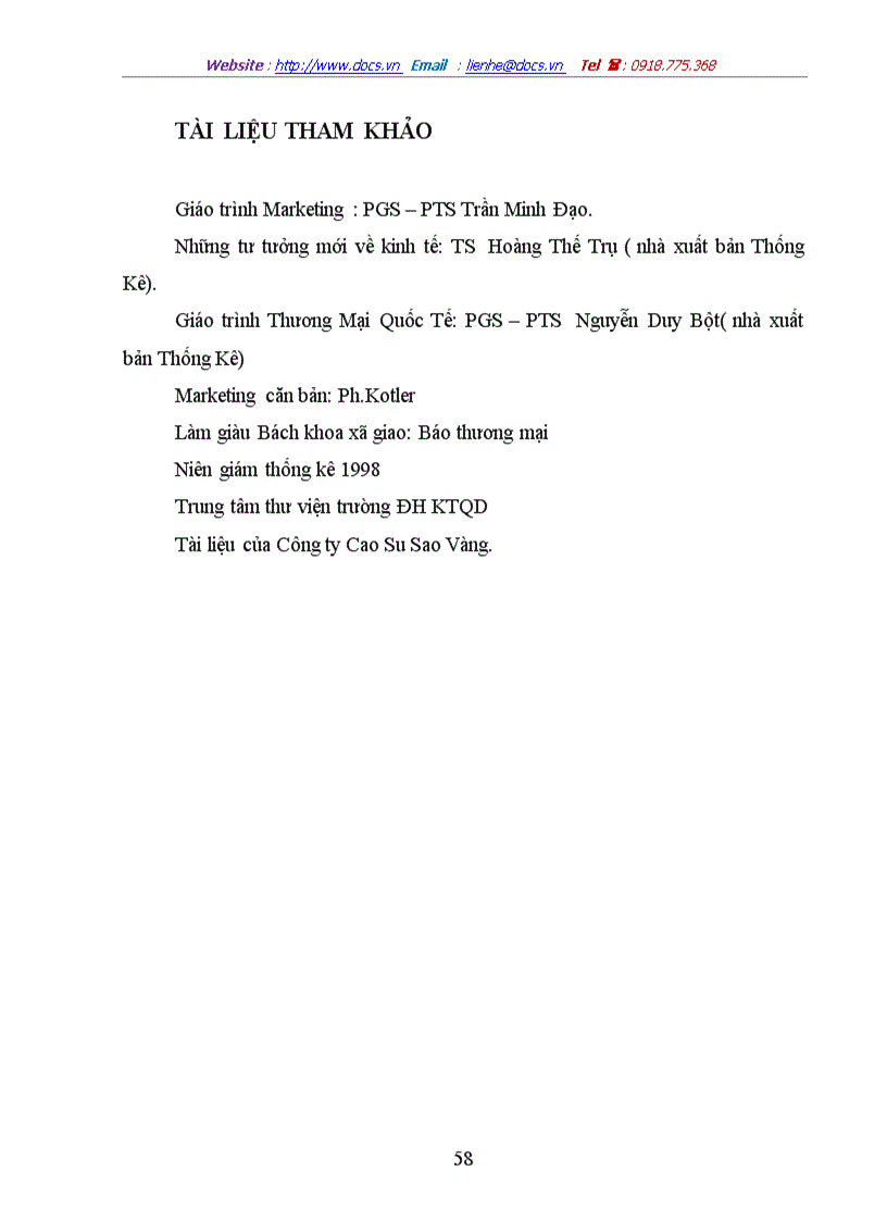 image for page Một số biện pháp nhằm phát triển thị trường tiêu thụ sản phẩm của Công ty Cao Su Sao Vàng