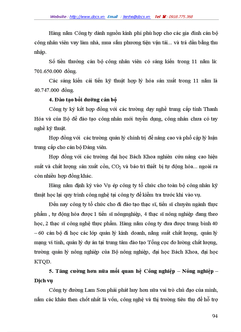 image for page Một số giải pháp cơ bản về phát triển vùng Nguyên liệu Công ty Cổ phần mía đường Lam Sơn