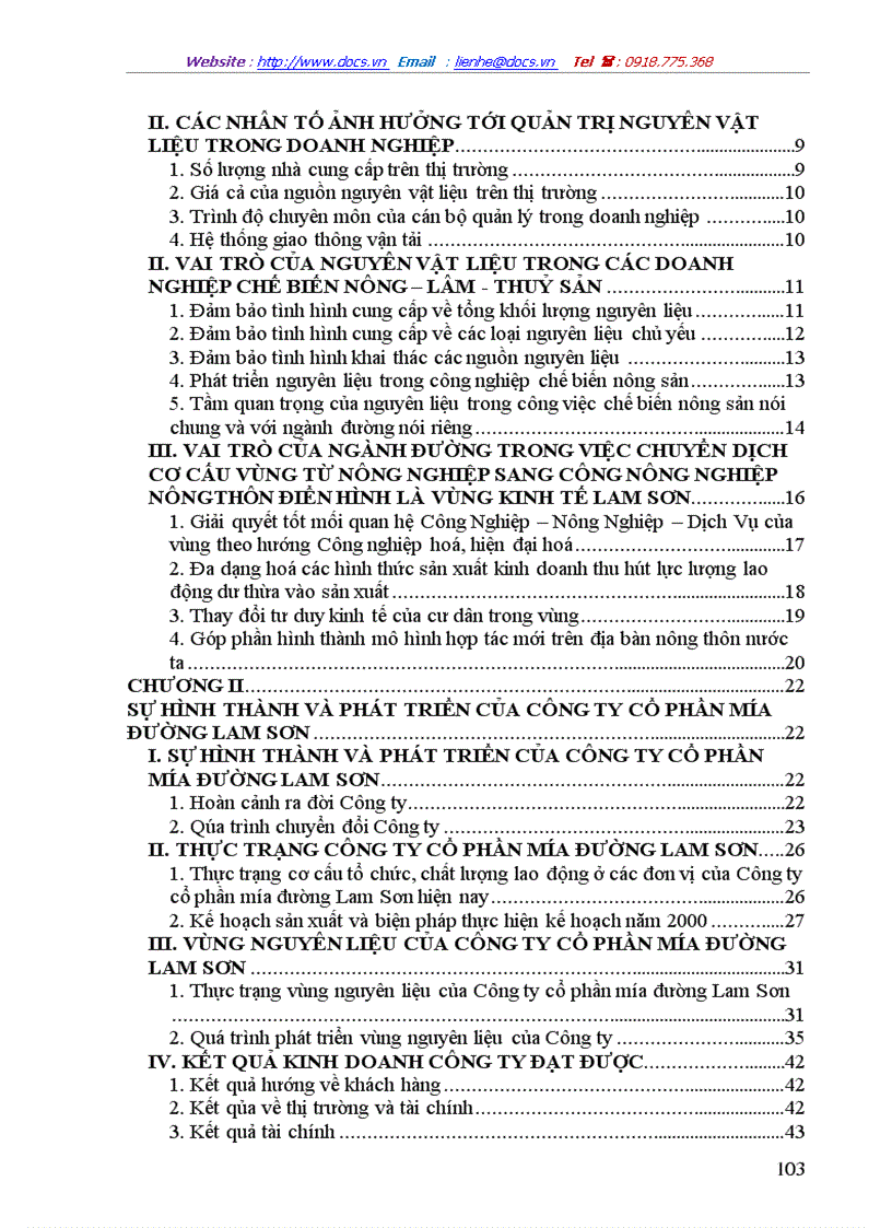 image for page Một số giải pháp cơ bản về phát triển vùng Nguyên liệu Công ty Cổ phần mía đường Lam Sơn