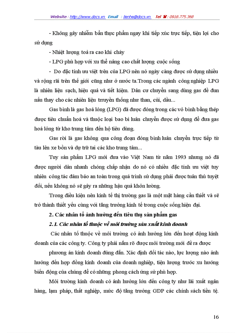 image for page Một số vấn đề về hoạt động tiêu thụ sản phẩm của Công ty Gas Petrolimex