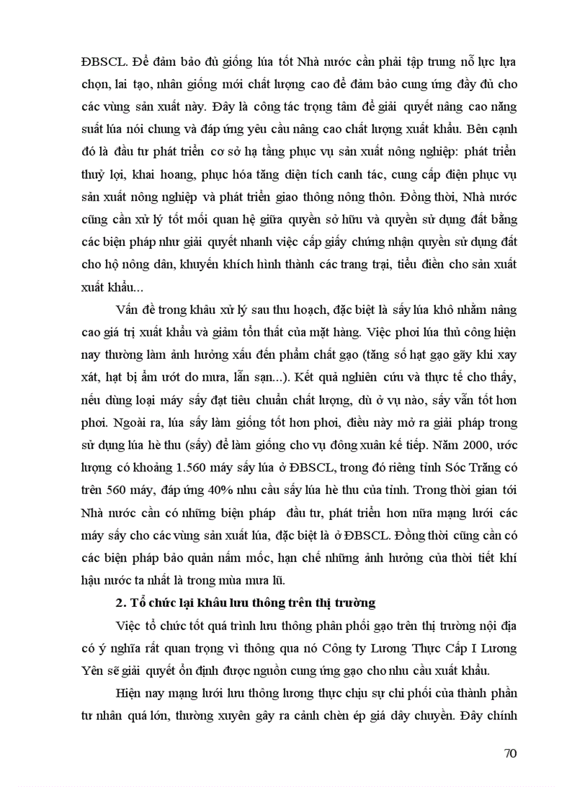 image for page Thực trạng và biện pháp thúc đẩy hoạt động xuất khẩu gạo ở Công ty Lương Thực Cấp I Lương Yên