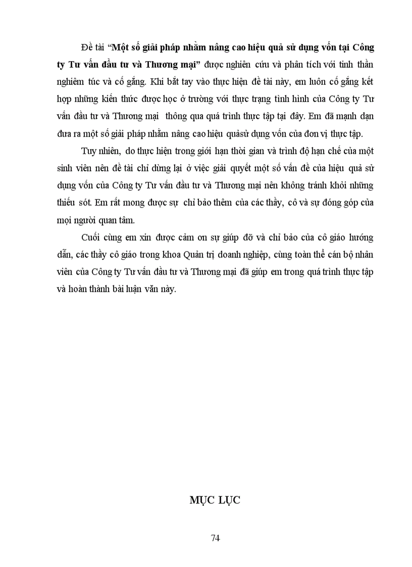 image for page Một số biện pháp nhằm nâng cao hiệu quả sử dụng vốn của Công ty Tư vấn Đầu tư và Thương mại