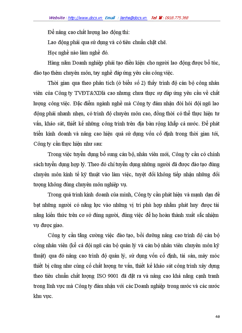 image for page Một số giải pháp nâng cao hiệu quả sử dụng vốn cố định của Công ty Tư vấn Đầu tư và Xây dựng