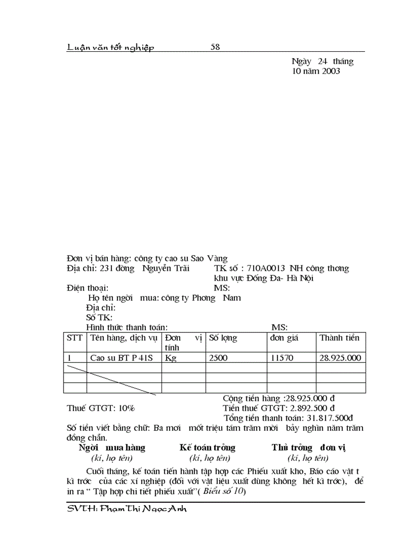 image for page Phương hướng hoàn thiện hạch toán nguyên vật liệu tại công ty cao su Sao Vàng