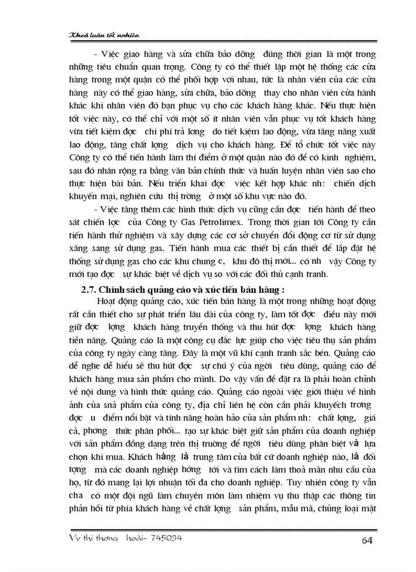 image for page Biện pháp đẩy mạnh tiêu thụ sản phẩm công ty gas Ptrolimex