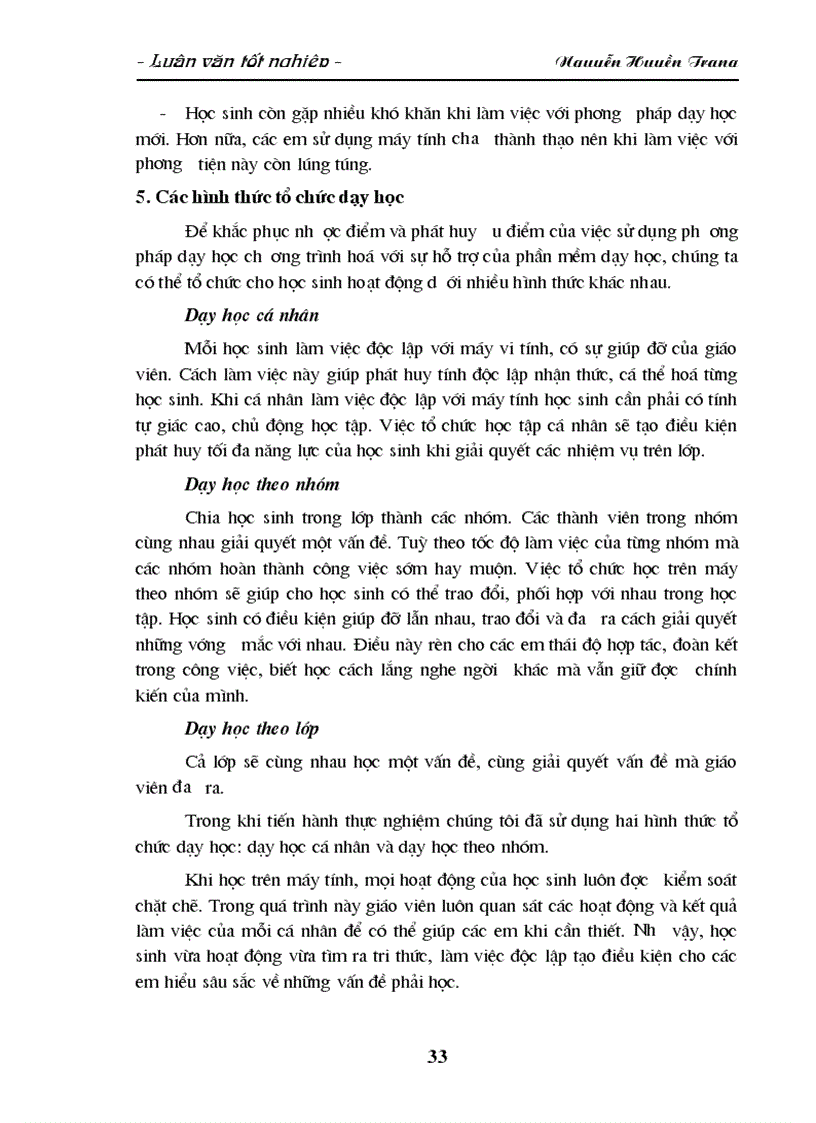 image for page Nghiên cứu việc sử dụng phương pháp dạy học chương trình hoá với sự hỗ trợ của phần mềm Power Point thông qua môn Tiếng Việt ở Tiểu học