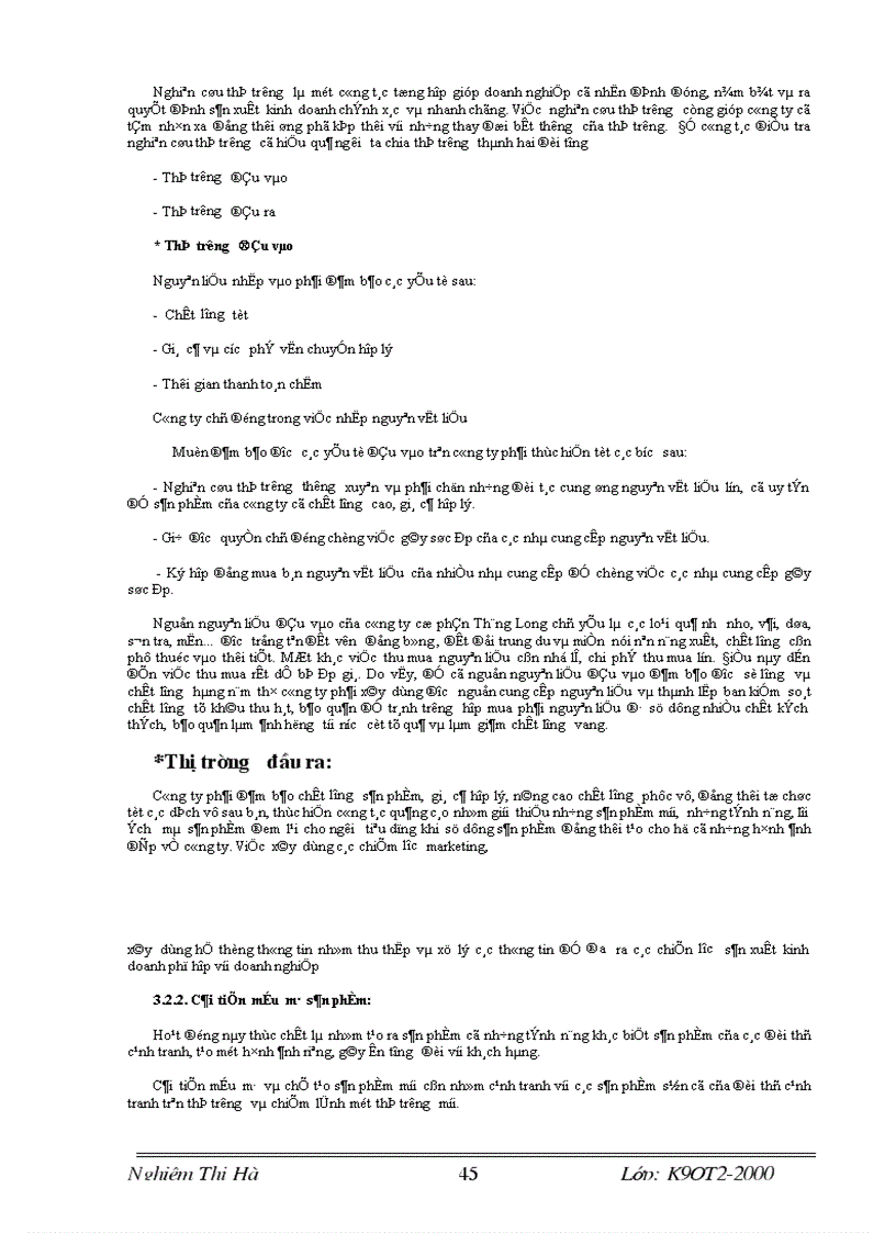 image for page Những giải pháp nhằm mở rộng thị trường tiêu thụ sản phẩm của công ty cổ phần Thăng Long