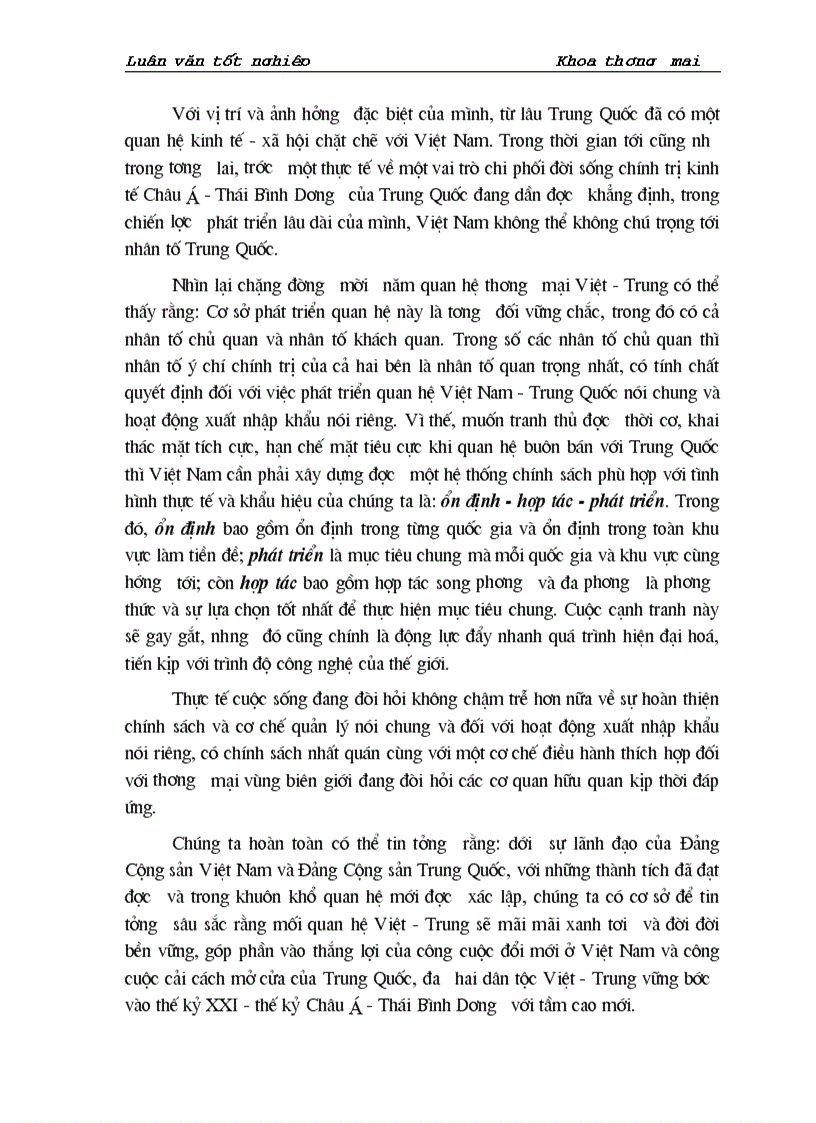 image for page Giải pháp chủ yếu nhằm đẩy mạnh hoạt động xuất nhập khẩu giữa Việt Nam và Trung Quốc
