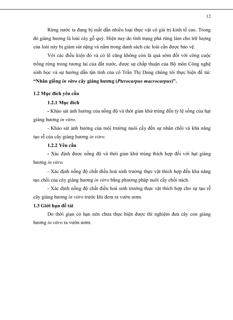 image for page Nhân giống in vitro cây giáng hương