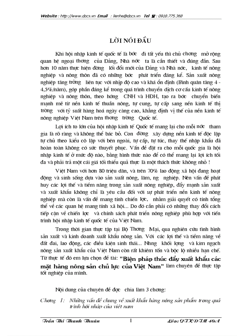 image for page Biện pháp thúc đẩy xuất khẩu các mặt hàng nông sản chủ lực của Việt Nam