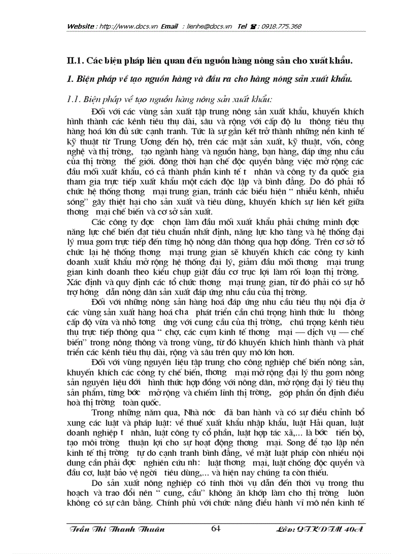 image for page Biện pháp thúc đẩy xuất khẩu các mặt hàng nông sản chủ lực của Việt Nam