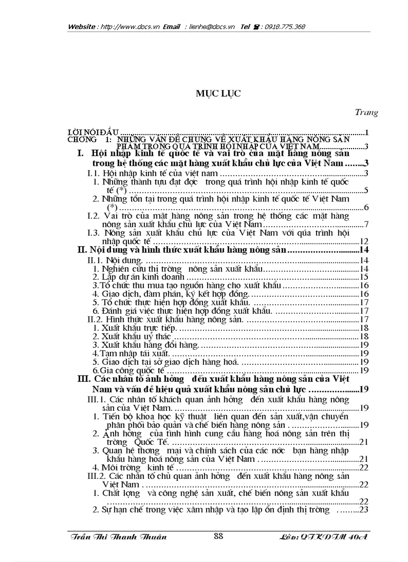 image for page Biện pháp thúc đẩy xuất khẩu các mặt hàng nông sản chủ lực của Việt Nam