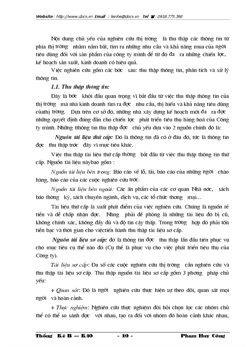 image for page Vận dụng 1 số phương pháp thống kê phân tích tình hình tiêu thụ sản phẩm của Công ty may Đúc Giang và dự báo trong thời gian tới