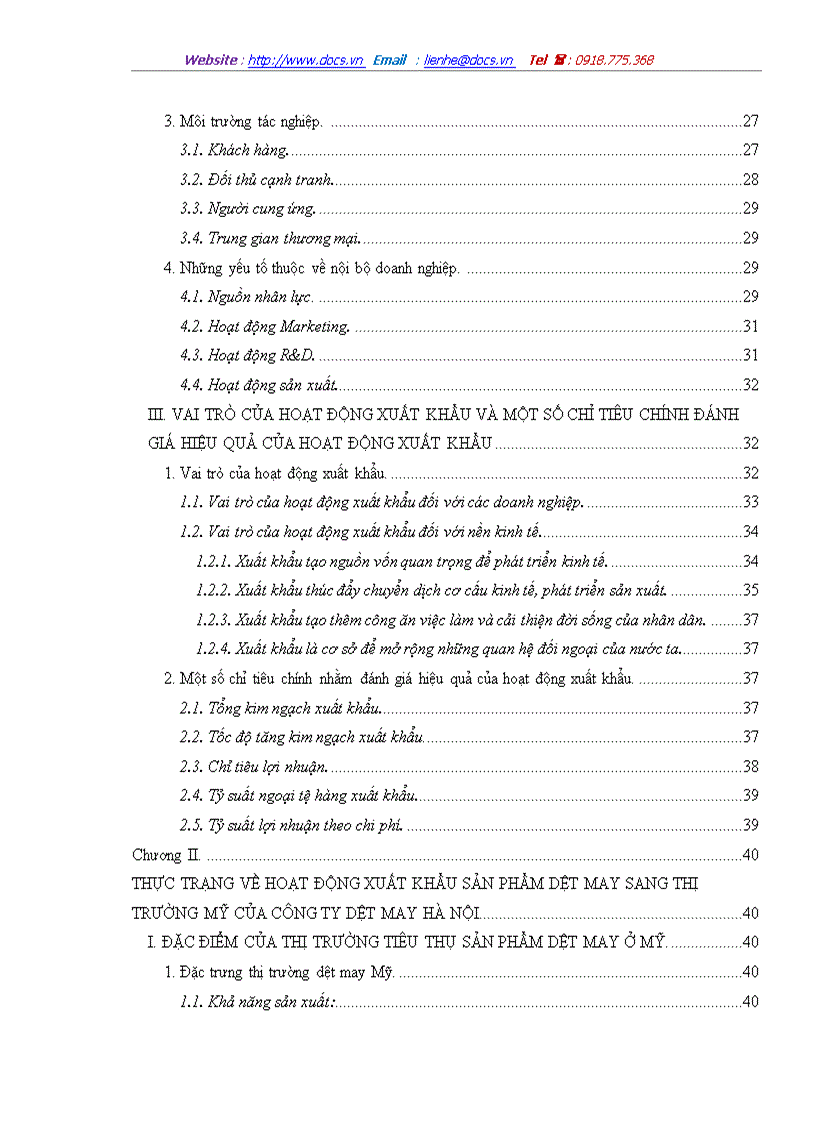 image for page Các biện pháp đẩy mạnh xuất khẩu sản phẩm dệt may của Công ty Dệt May Hà Nội sang thị trường Mỹ