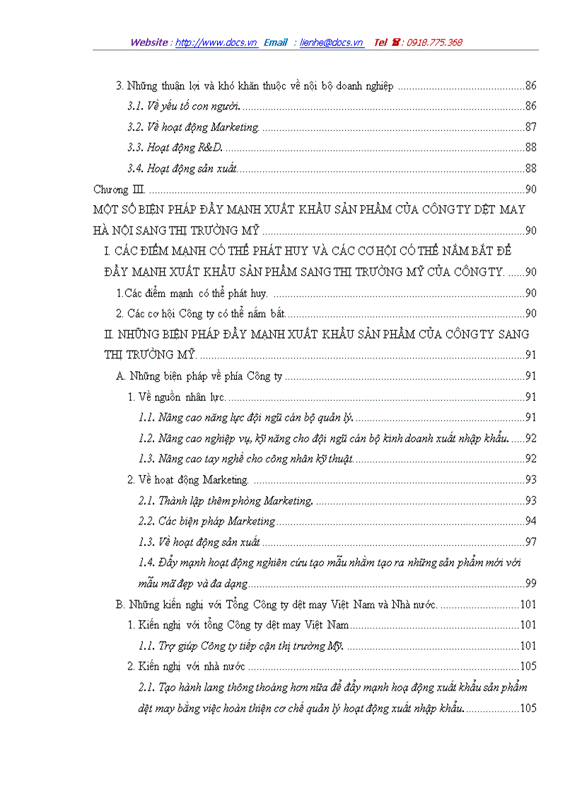 image for page Các biện pháp đẩy mạnh xuất khẩu sản phẩm dệt may của Công ty Dệt May Hà Nội sang thị trường Mỹ