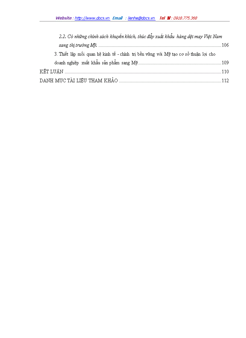 image for page Các biện pháp đẩy mạnh xuất khẩu sản phẩm dệt may của Công ty Dệt May Hà Nội sang thị trường Mỹ
