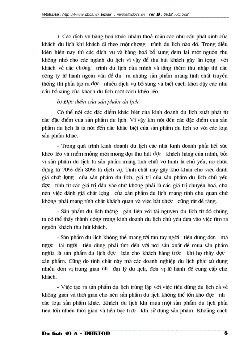 image for page Thực trạng và giải pháp trong việc thực hiện chiến lược Marketing tại Công ty du lịch cựu chiến binh Việt Nam