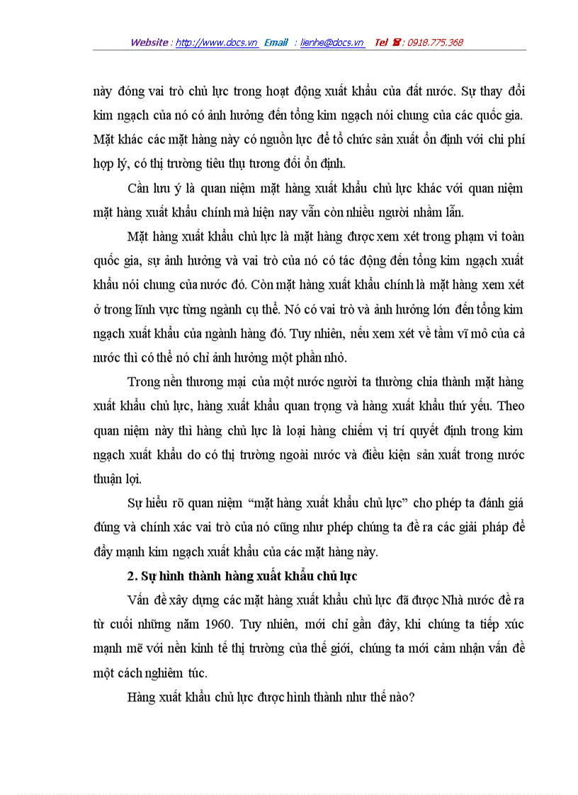 image for page Kế hoạch xuất khẩu các mặt hàng chủ lực của Việt Nam thời kỳ 2001 2005