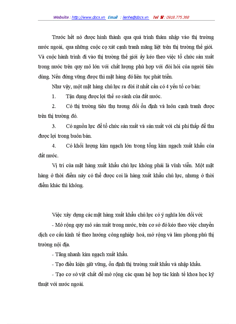 image for page Kế hoạch xuất khẩu các mặt hàng chủ lực của Việt Nam thời kỳ 2001 2005