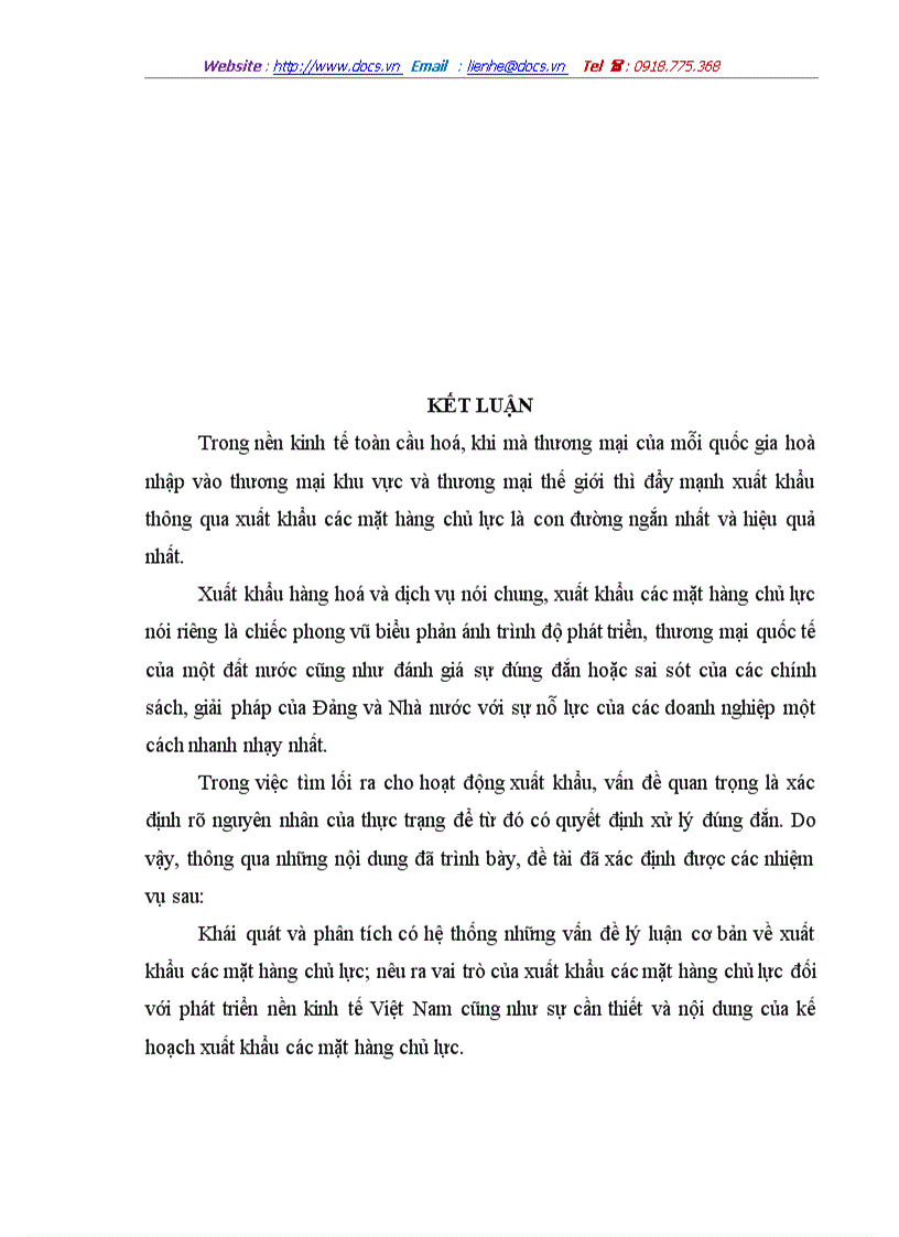 image for page Kế hoạch xuất khẩu các mặt hàng chủ lực của Việt Nam thời kỳ 2001 2005