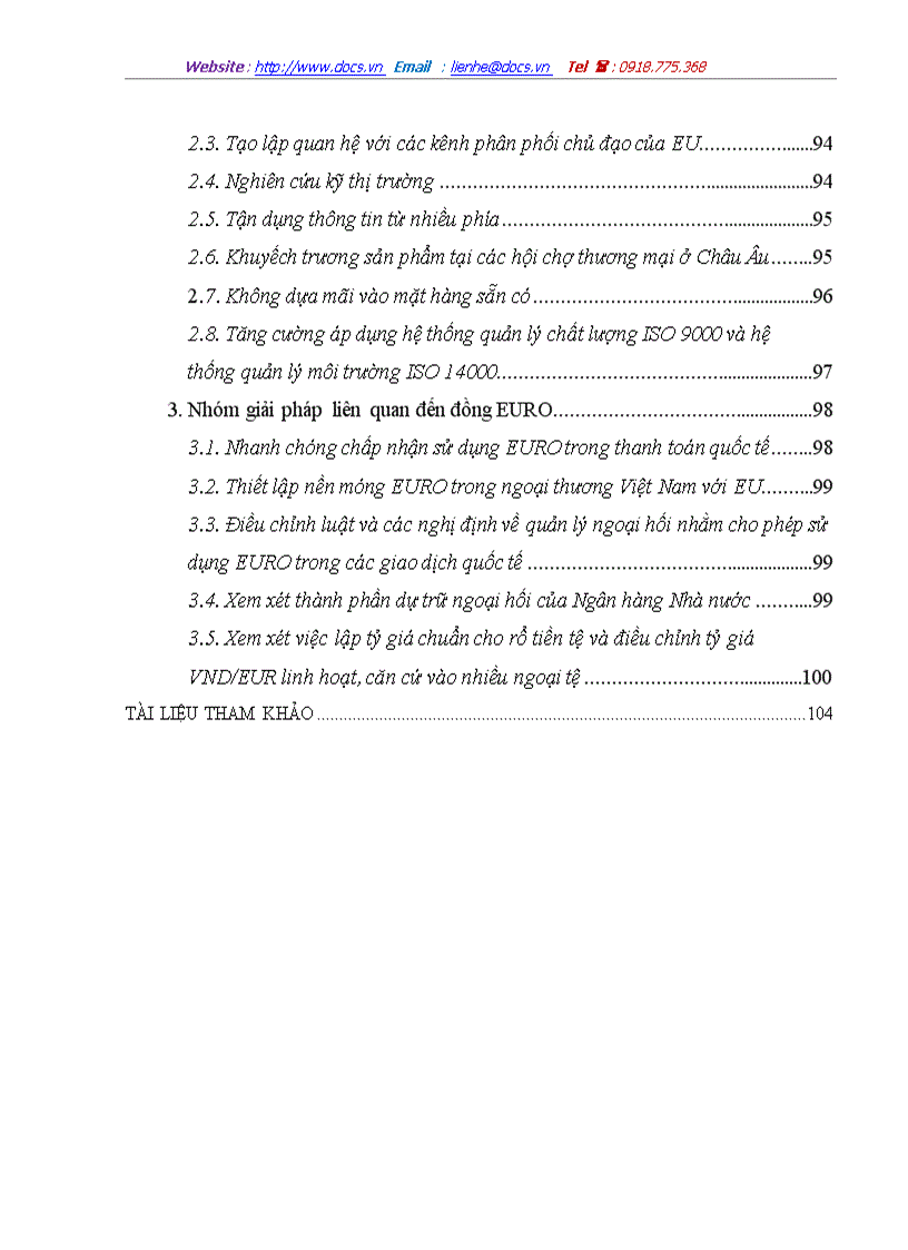 image for page Một số giải pháp thúc đẩy hoạt động xuất khẩu hàng hoá của Việt Nam sang thị trường EU giai đoạn 2001 2010