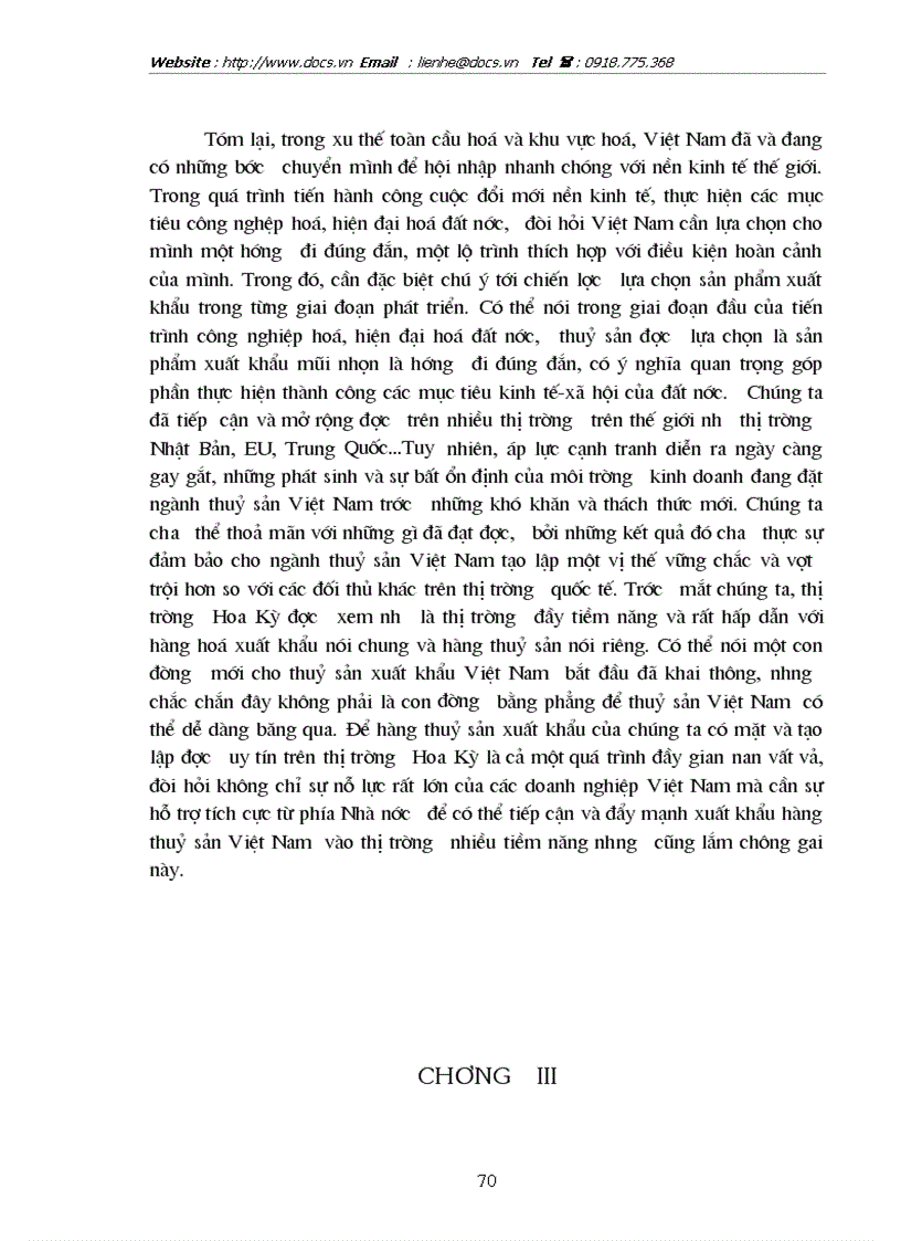 image for page Thực trạng và 1 số biện pháp thúc đẩy xuất khẩu hàng thuỷ sản của Việt Nam sang thị trường Mỹ