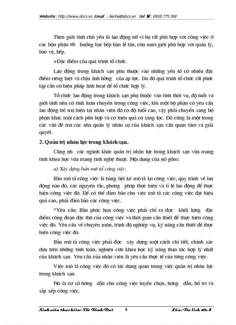 image for page Quản trị nhân lực tại khách sạn Thắng Lợi thực trạng và giải pháp