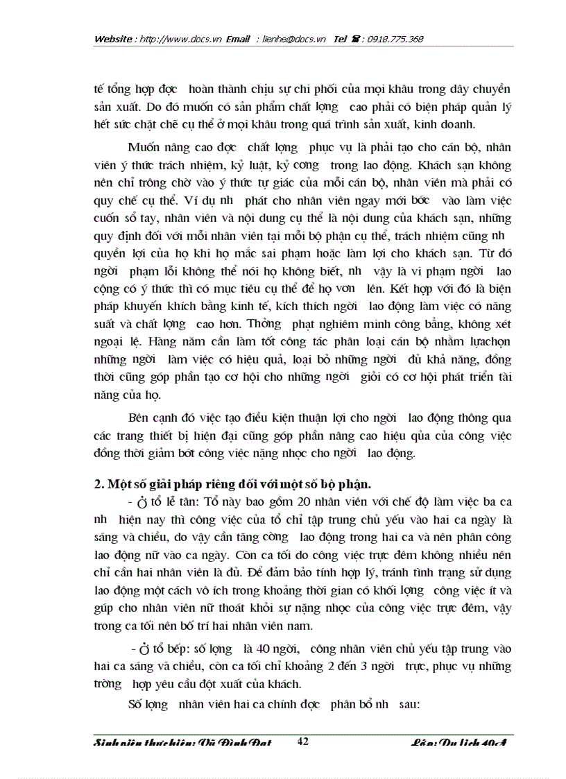 image for page Quản trị nhân lực tại khách sạn Thắng Lợi thực trạng và giải pháp