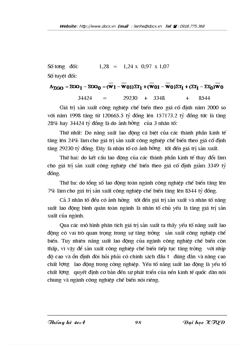 image for page Thực trạng và giải pháp trong phân tích giá trị sản xuất giá trị tăng thêm ngành công nghiệp chế biến VN