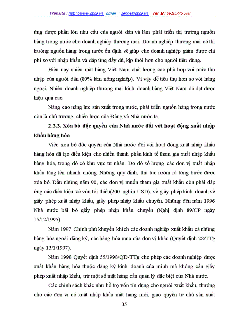 image for page Những biện pháp nhằm phát triển thị trường hàng hóa của doanh nghiệp thương mại nước ta trong thời gian tới