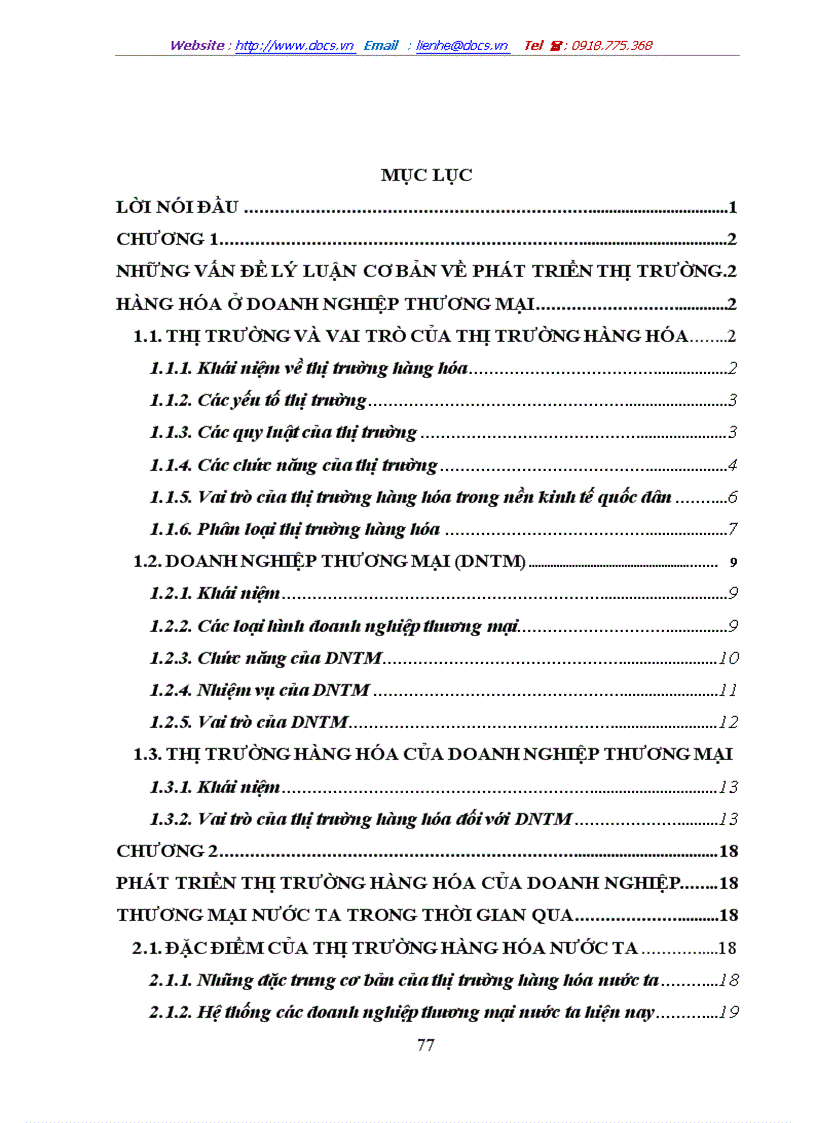 image for page Những biện pháp nhằm phát triển thị trường hàng hóa của doanh nghiệp thương mại nước ta trong thời gian tới