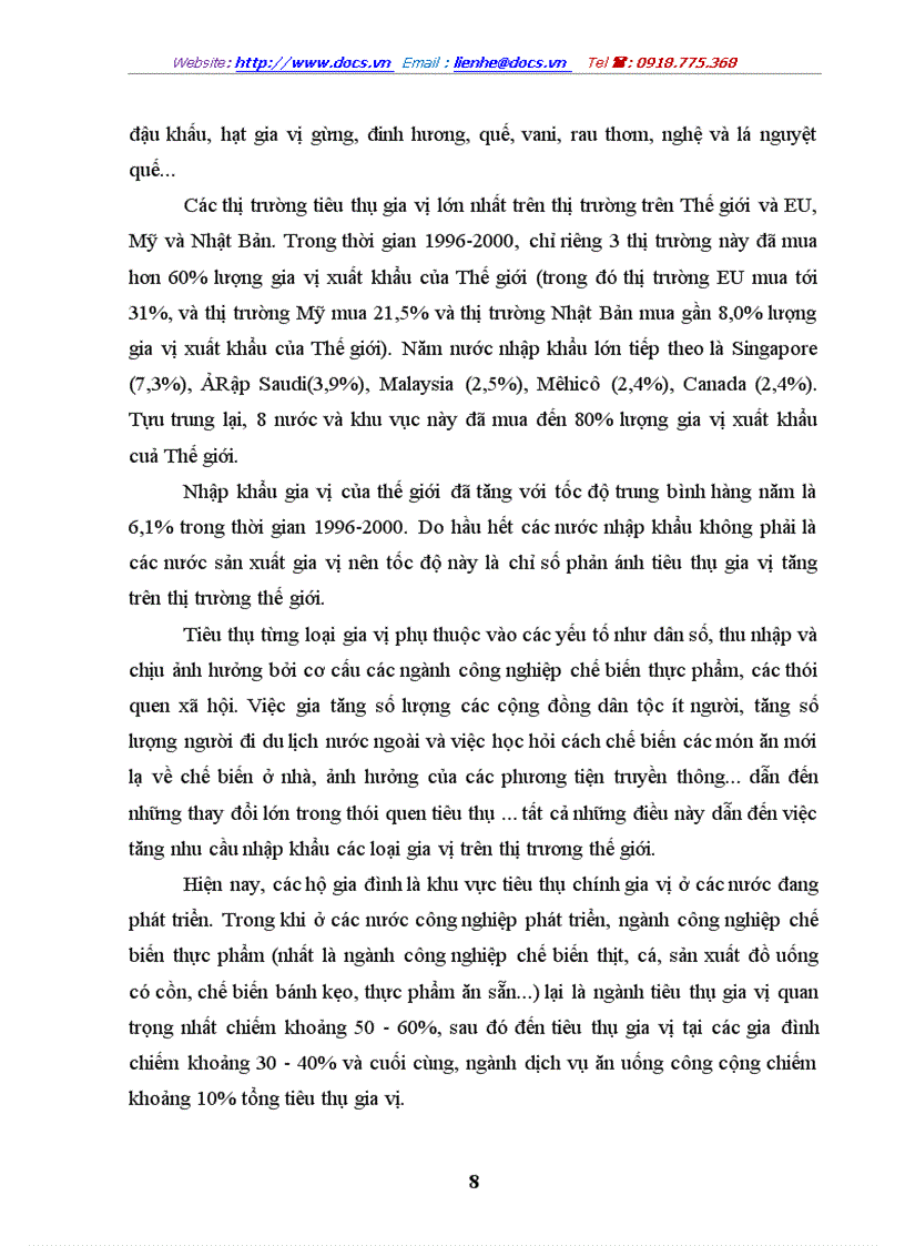 image for page Thực trạng và những giải pháp chủ yếu nhằm đẩy mạnh xuất khẩu gia vị của của Việt Nam