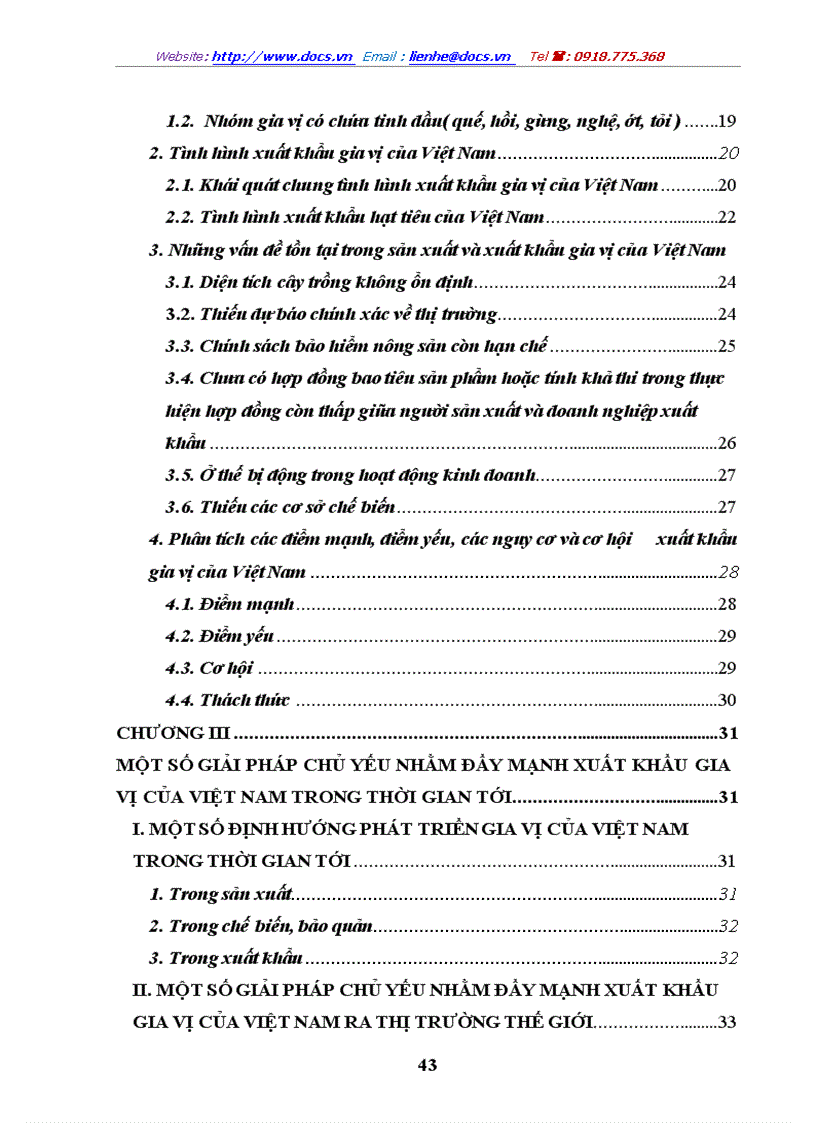 image for page Thực trạng và những giải pháp chủ yếu nhằm đẩy mạnh xuất khẩu gia vị của của Việt Nam