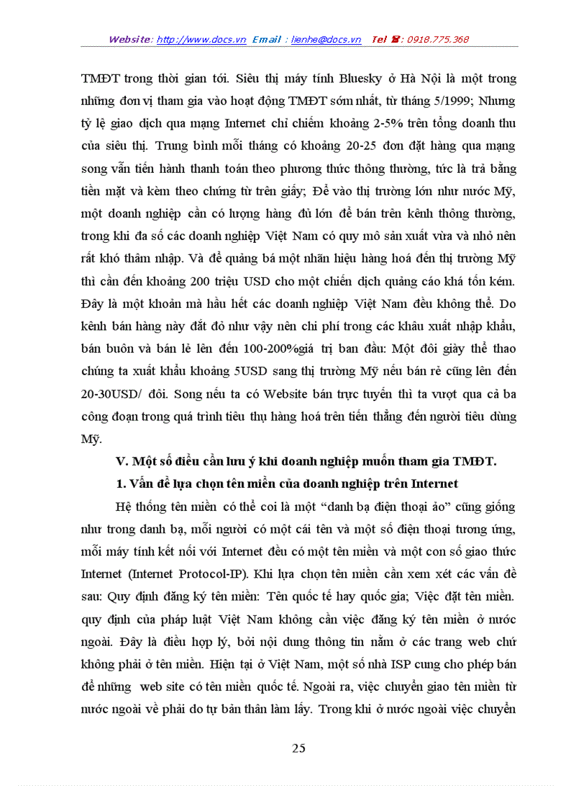 image for page Một số giải pháp phát triển hoạt động bán hàng bằng hình thức thương mại điện tử ở Việt Nam