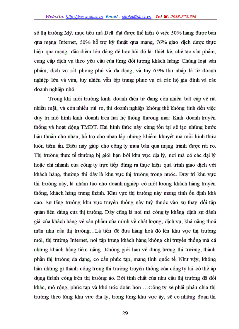 image for page Một số giải pháp phát triển hoạt động bán hàng bằng hình thức thương mại điện tử ở Việt Nam