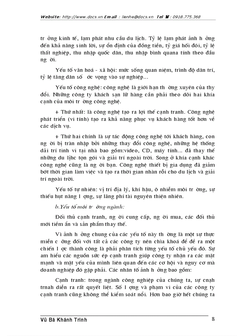 image for page Thực trạng và 1 số kiến nghị nhằm hoàn thiện chiến lược kinh doanh của khách sạn PAN HORIZON