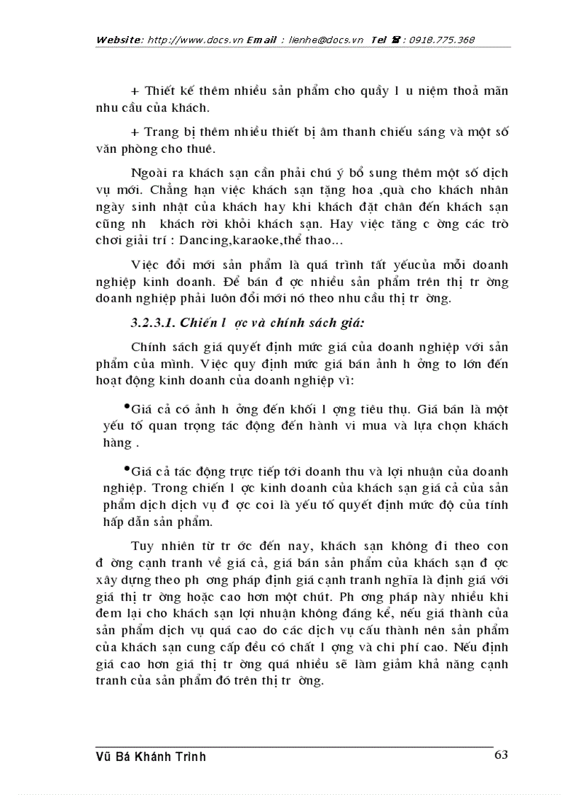 image for page Thực trạng và 1 số kiến nghị nhằm hoàn thiện chiến lược kinh doanh của khách sạn PAN HORIZON