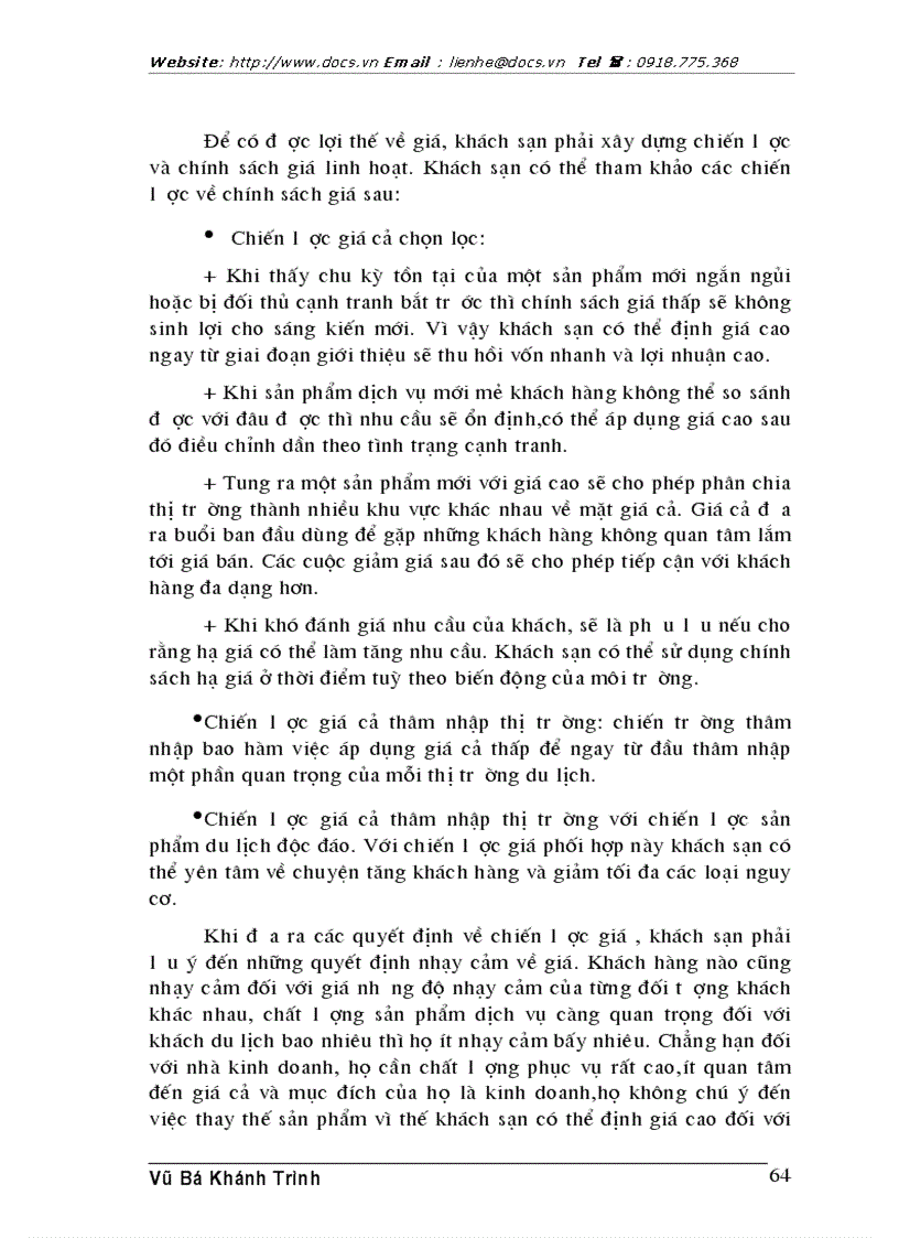 image for page Thực trạng và 1 số kiến nghị nhằm hoàn thiện chiến lược kinh doanh của khách sạn PAN HORIZON