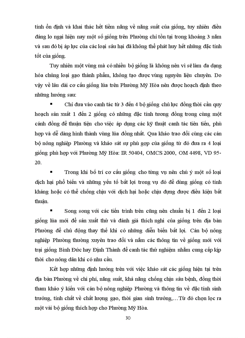 image for page Một số giải pháp nâng cao lợi nhuận cho vùng lúa chất lượng cao tại phường mỹ hòa long xuyên an giang