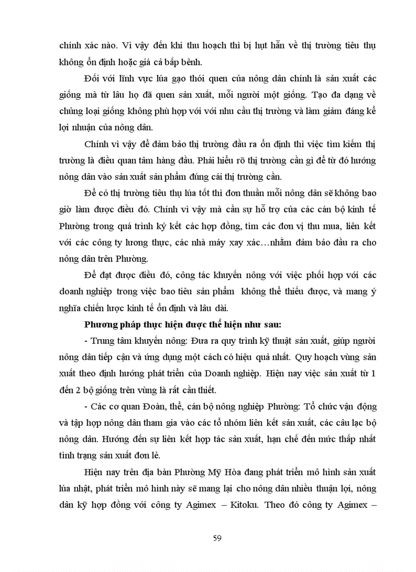 image for page Một số giải pháp nâng cao lợi nhuận cho vùng lúa chất lượng cao tại phường mỹ hòa long xuyên an giang