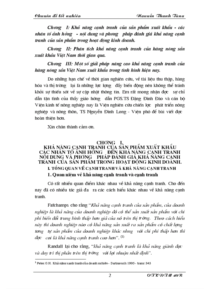 image for page Nâng cao khả năng cạnh tranh xuất khẩu hàng nông sản Việt Nam