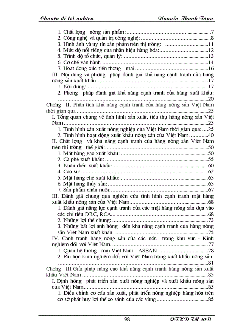 image for page Nâng cao khả năng cạnh tranh xuất khẩu hàng nông sản Việt Nam