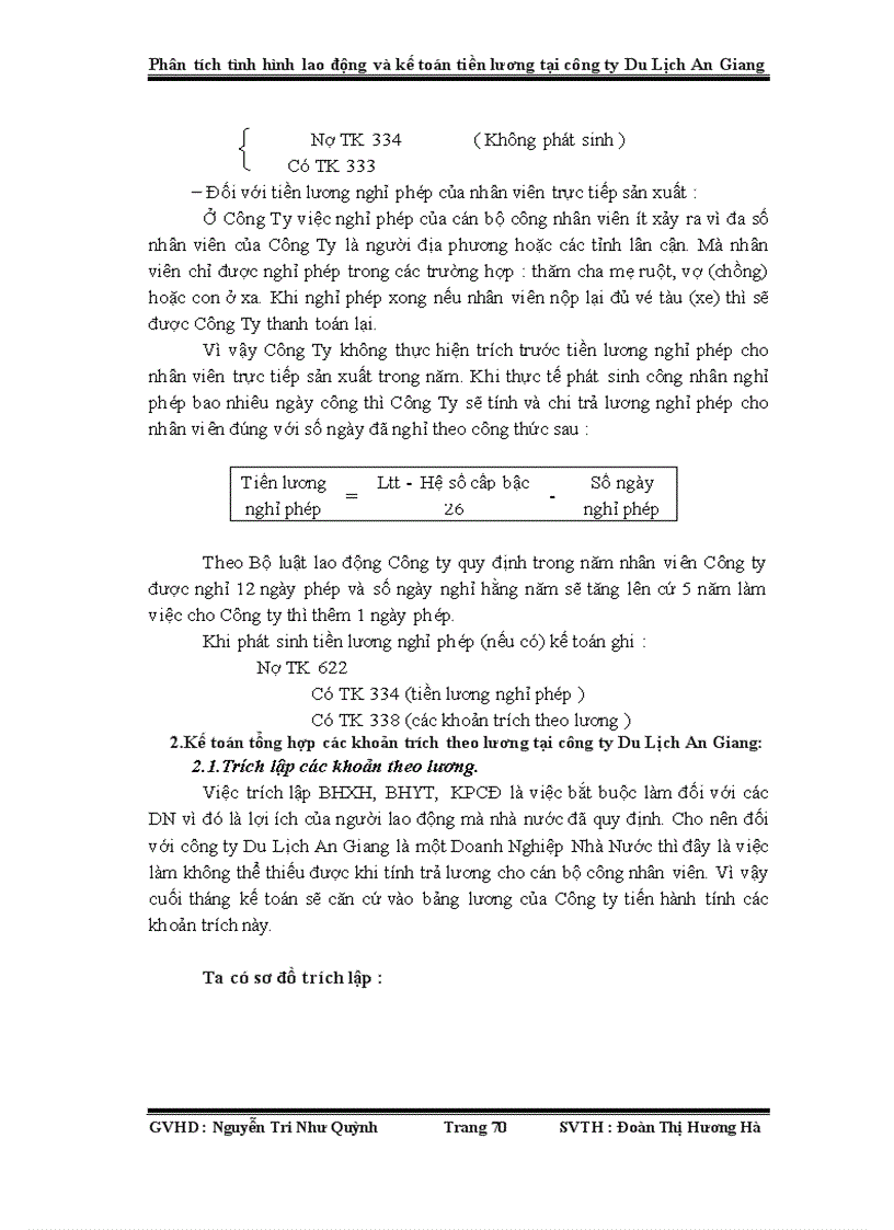 image for page Phân tích tình hình lao động và kế toán tiền lương tại công ty Du Lịch An Giang